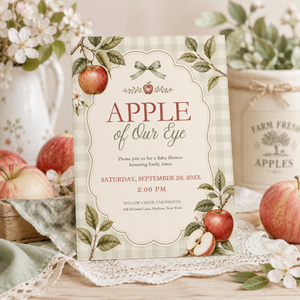 Apple of Our Eye Baby Shower Invitation BS316
