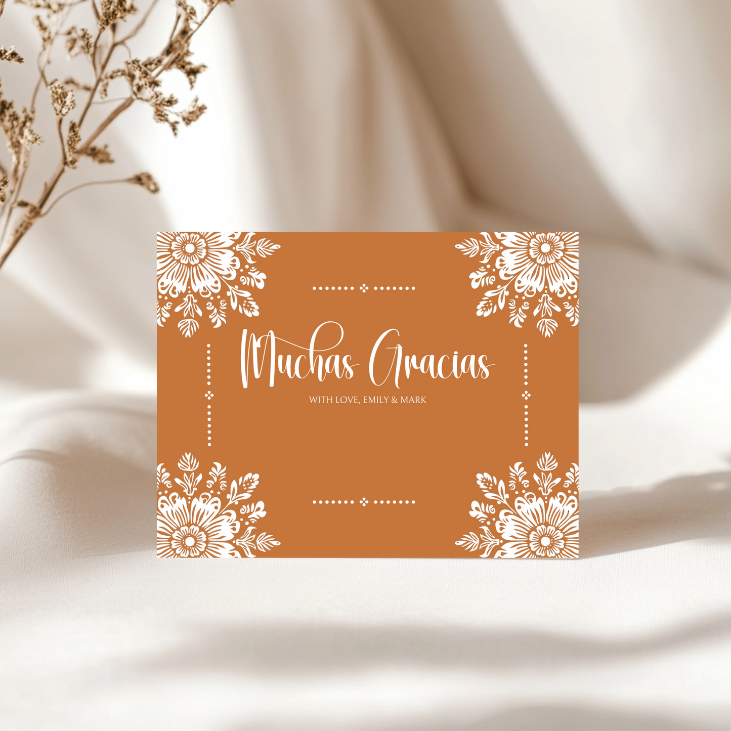 Baby Shower Invitation Bundle - Cielito Lindo Terracotta Orange Brown Mexican Style BS54