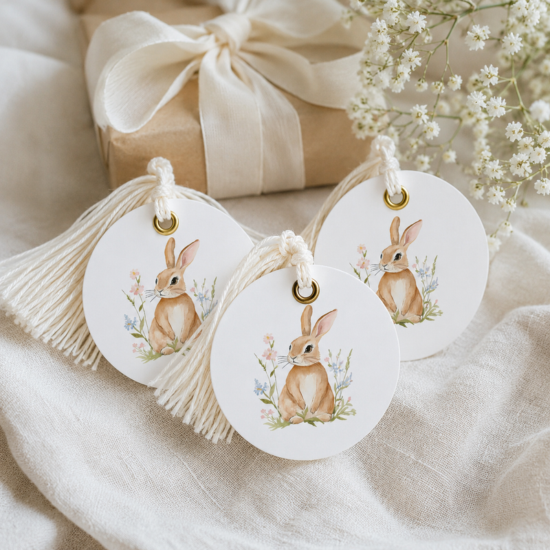 Floral Woodland Baby Shower Bundle with Deer and Bunny BS188