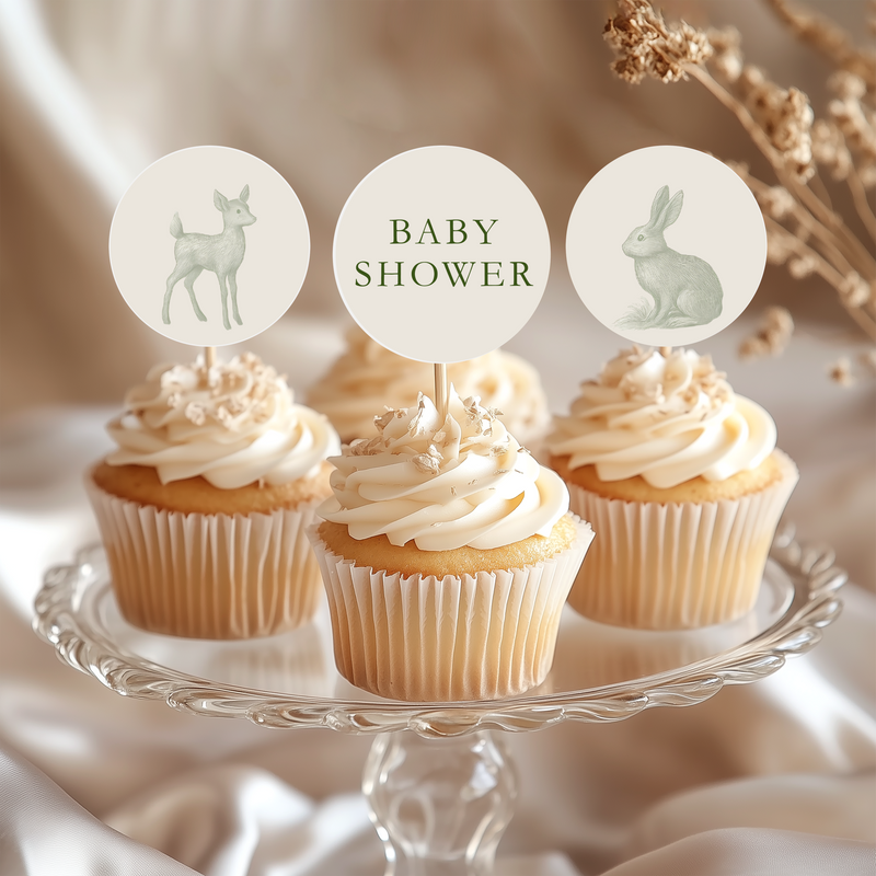 Green Woodland Baby Shower Bundle BS255