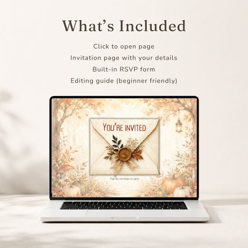 A Baby Is Brewing Halloween Baby Shower Website Invitation with RSVP BS317