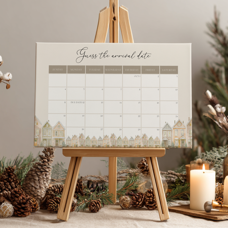 Baby Shower Mega Bundle - It Takes a Village Rustic Christmas BS249