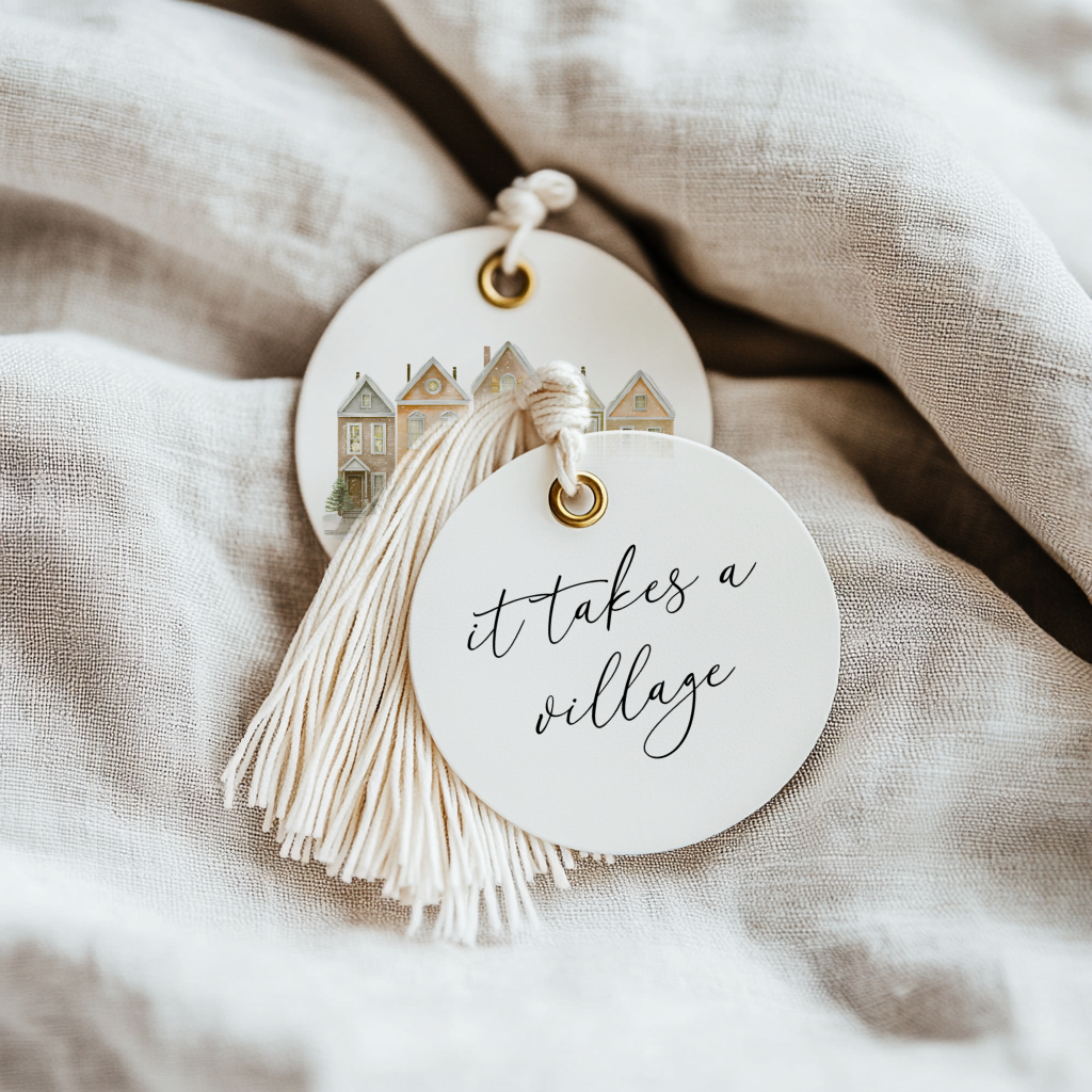 Baby Shower Mega Bundle - It Takes a Village Rustic Christmas BS249