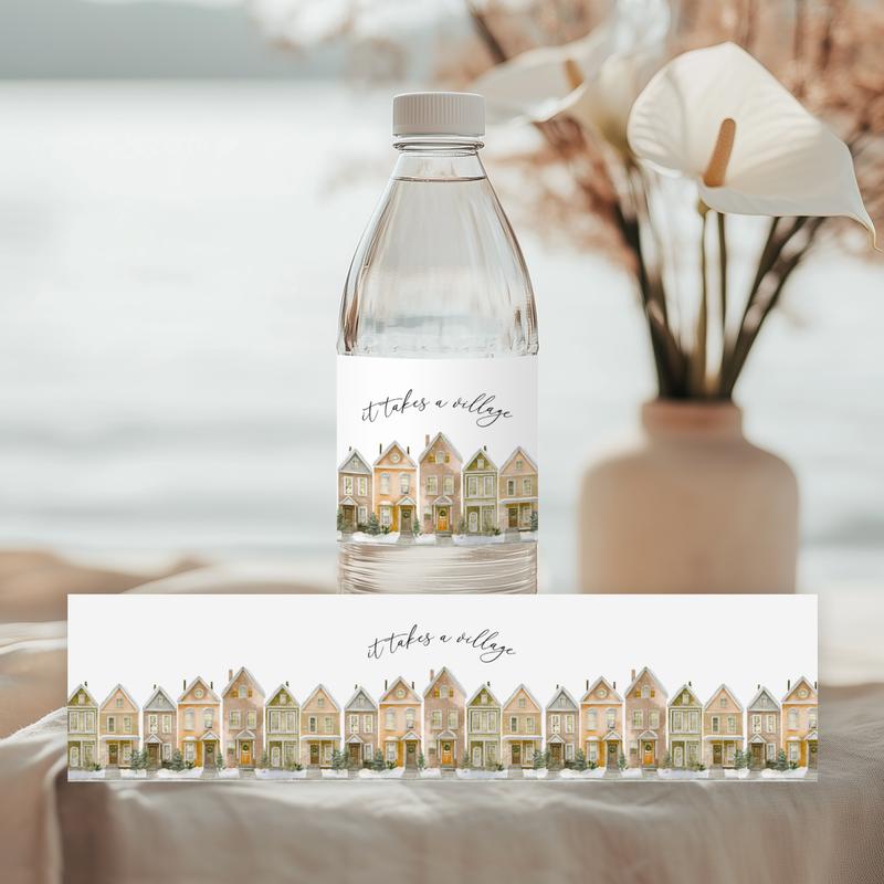 Baby Shower Mega Bundle - It Takes a Village Rustic Christmas BS249