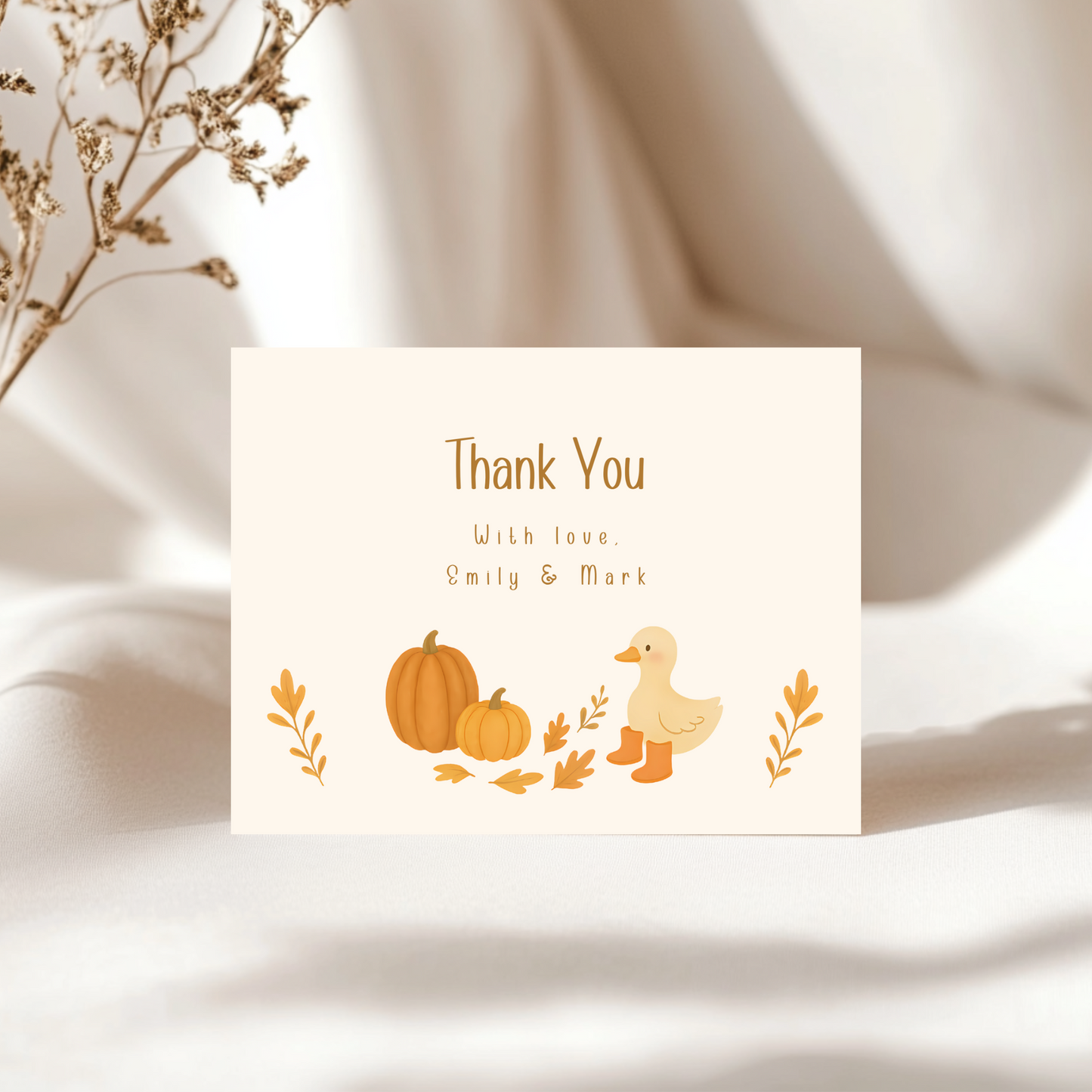 Baby Shower Invitation Bundle - Fall Little Goose Farmhouse BS206
