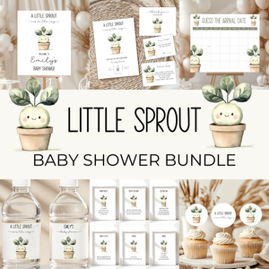 Baby Shower Mega Bundle - A Little Sprout Is On The Way BS83