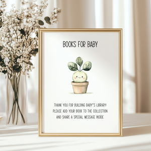 Baby Shower Table Sign Bundle - A Little Sprout Is On The Way BS83