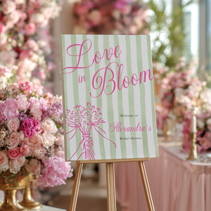 Love In Bloom Bridal Shower Welcome Sign L128
