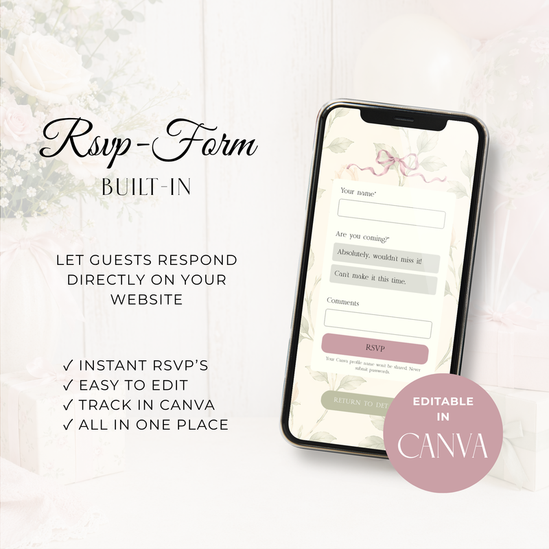 One Silly Goose Birthday Website Invitation with RSVP L138