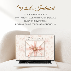 Pink Pumpkin Baby Shower Website Invitation with RSVP BS233