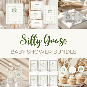 Baby Shower Mega Bundle - Green Silly Goose Gingham BS24