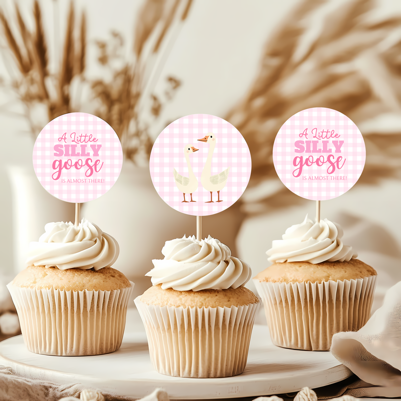 Baby Shower Mega Bundle - Pink Silly Goose Gingham BS22