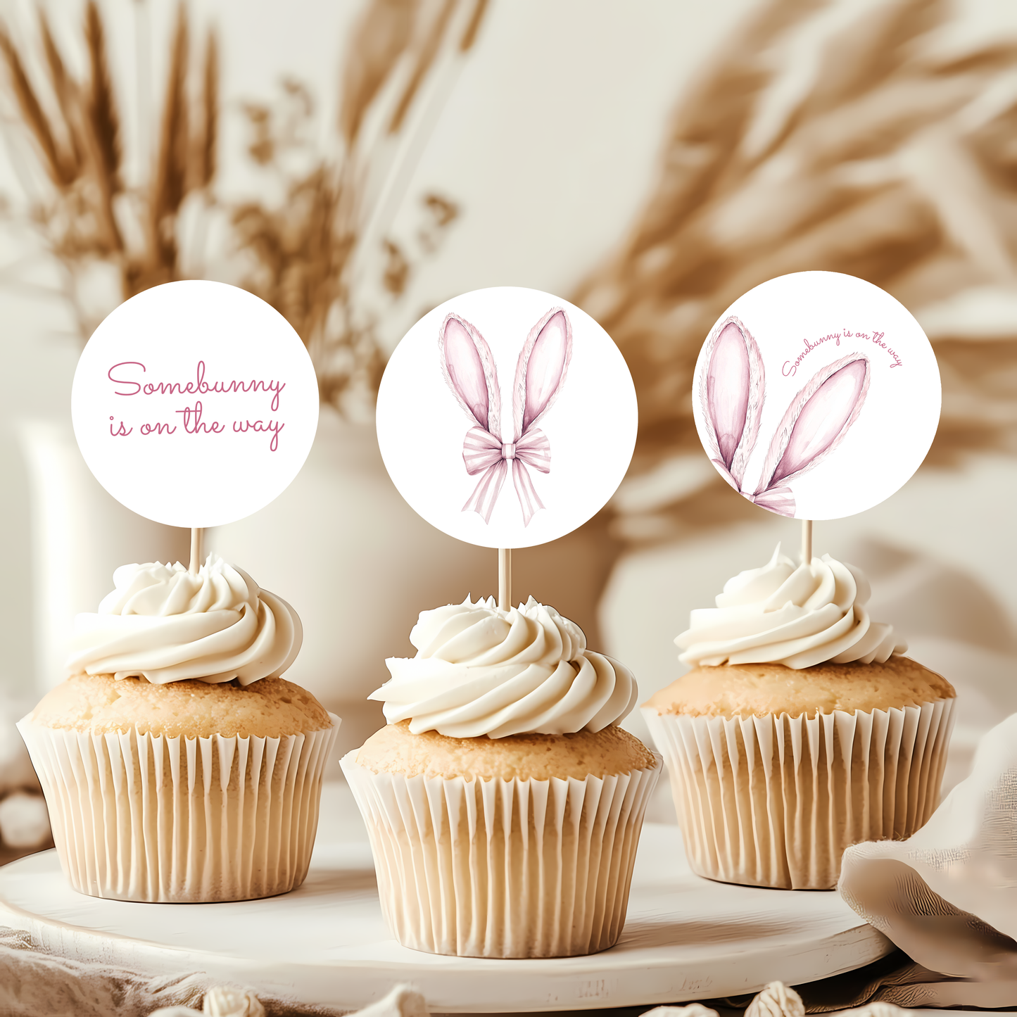 Baby Shower Mega Bundle - Some Bunny Pink Easter Bow BS76