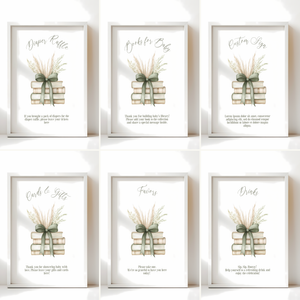 Baby Shower Mega Bundle - Storybook A New Chapter Sage Green Boho BS72