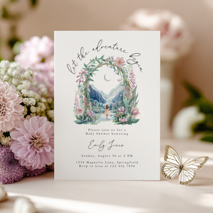Fantasy World Baby Shower Invitation Bundle Girl BS271