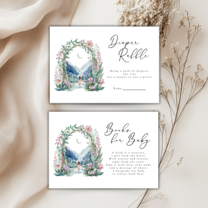 Fantasy World Baby Shower Invitation Bundle Girl BS271