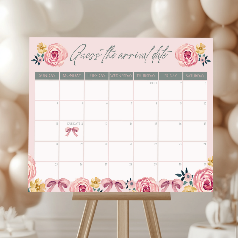 Baby Shower Mega Bundle - Blush Pink Floral Baby In Bloom BS71