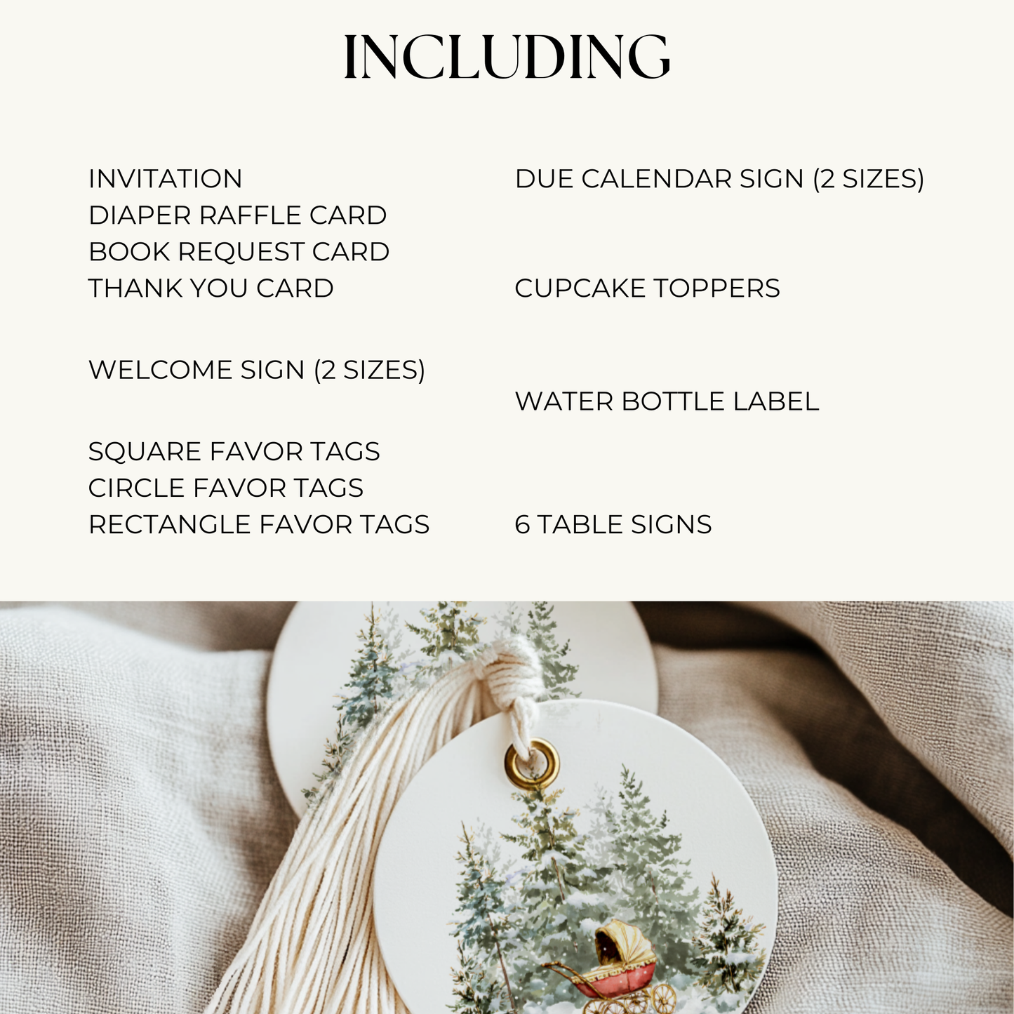 Baby Shower Mega Bundle - Baby It's Cold Outside Winter Wonderland BS228