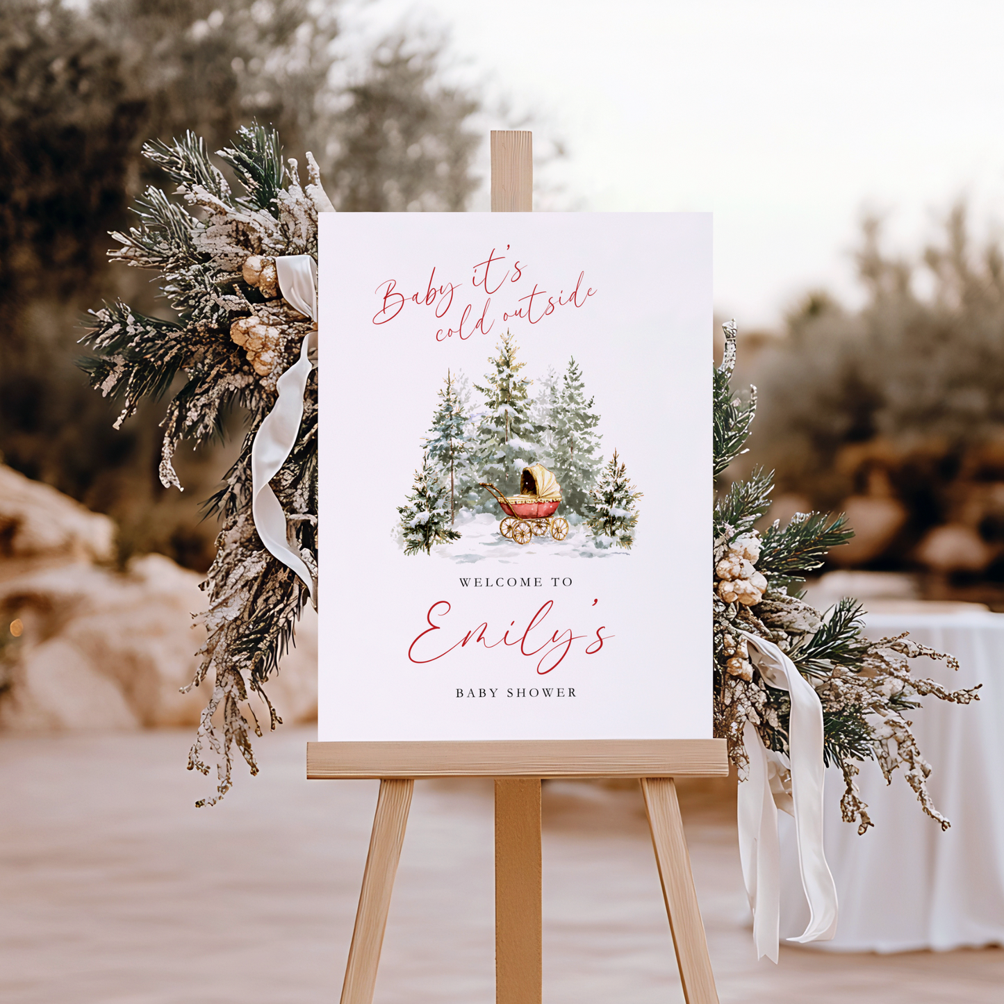 Baby Shower Mega Bundle - Baby It's Cold Outside Winter Wonderland BS228