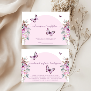 Baby Shower Invitation Bundle - Pink Butterfly BS41
