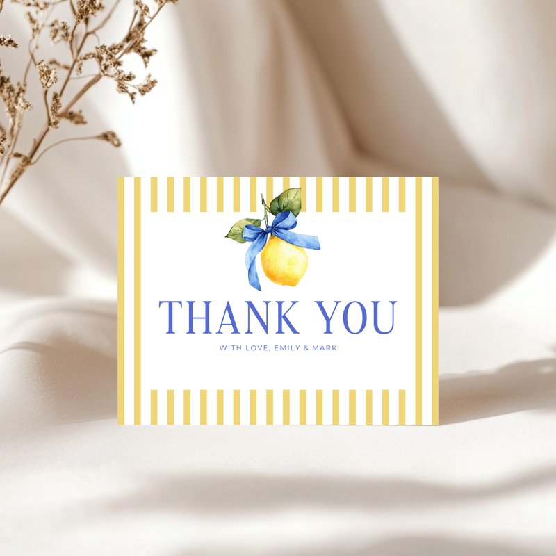 Ciao Baby Lemon Citrus Baby Shower Invitation Bundle BS215