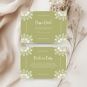 Baby Shower Invitation Bundle - Cielito Lindo Green Lime BS52