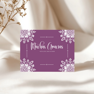 Baby Shower Invitation Bundle - Cielito Lindo Purple Plum BS51