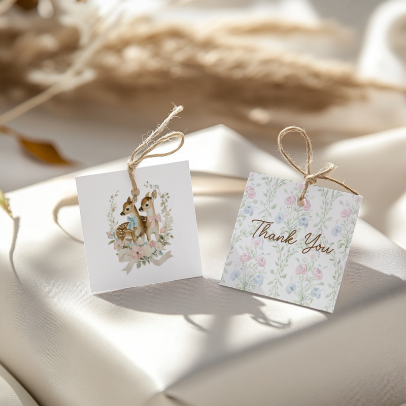 Deer Woodland Gender Reveal Party Bundle BS261
