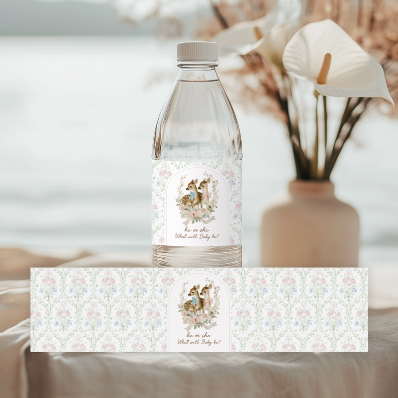 Deer Woodland Gender Reveal Party Bundle BS261