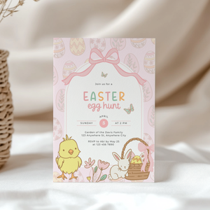 Easter Egg Hunt Invitation L102