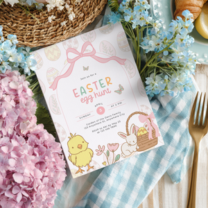 Easter Egg Hunt Invitation L102