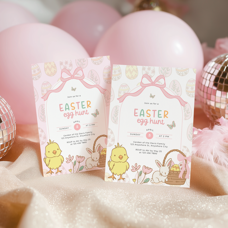 Easter Egg Hunt Invitation L102