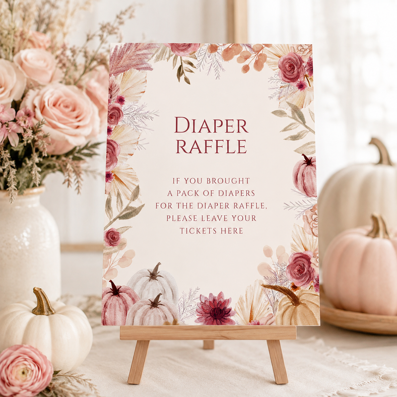 Fall Baby Shower Table Signs Bundle BS231
