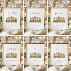 Baby Shower Mega Bundle - It Takes a Village Rustic Christmas BS249