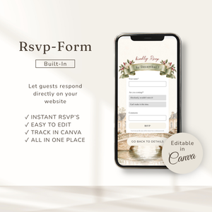 It Takes a Village Baby Shower Website Invitation with RSVP BS331