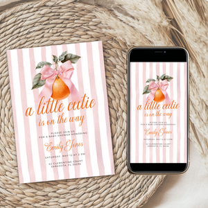 Little Cutie Baby Shower Invitation Bundle BS299