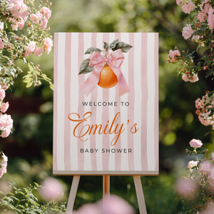 Little Cutie Baby Shower Welcome Sign BS299