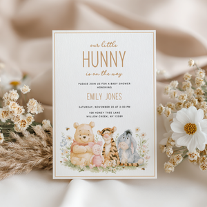 Little Hunny Storybook Baby Shower Invitation BS322