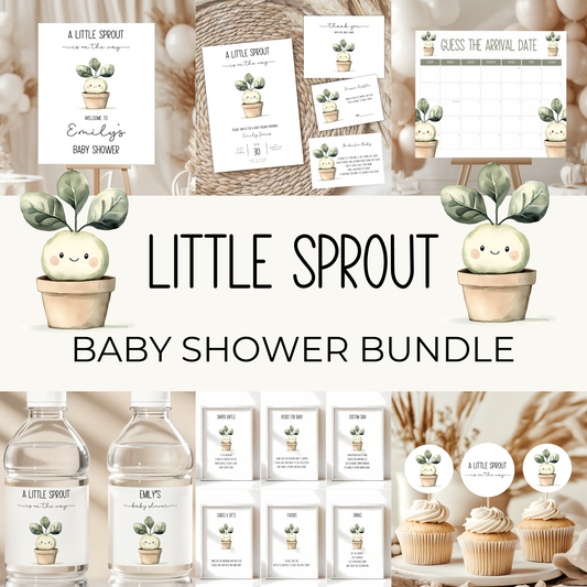 Baby Shower Mega Bundle - A Little Sprout Is On The Way BS83