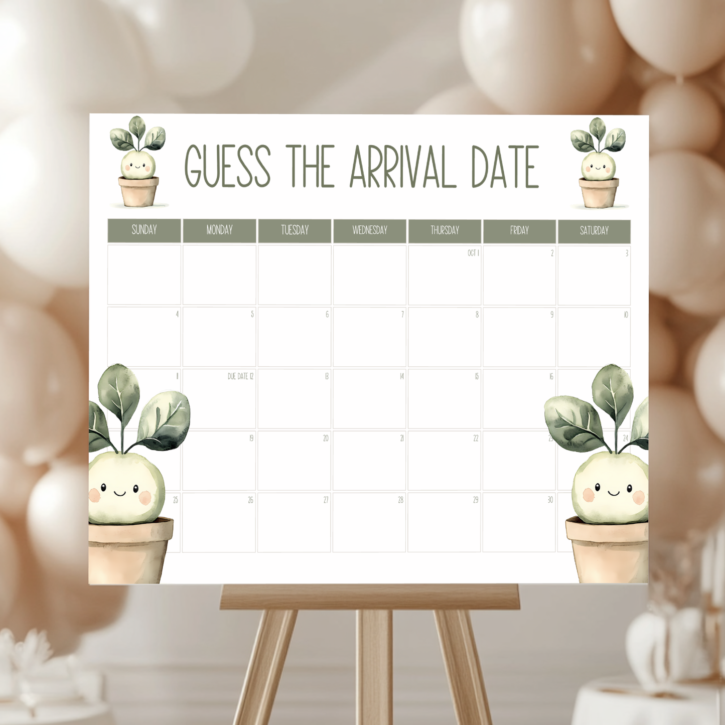 Baby Shower Mega Bundle - A Little Sprout Is On The Way BS83
