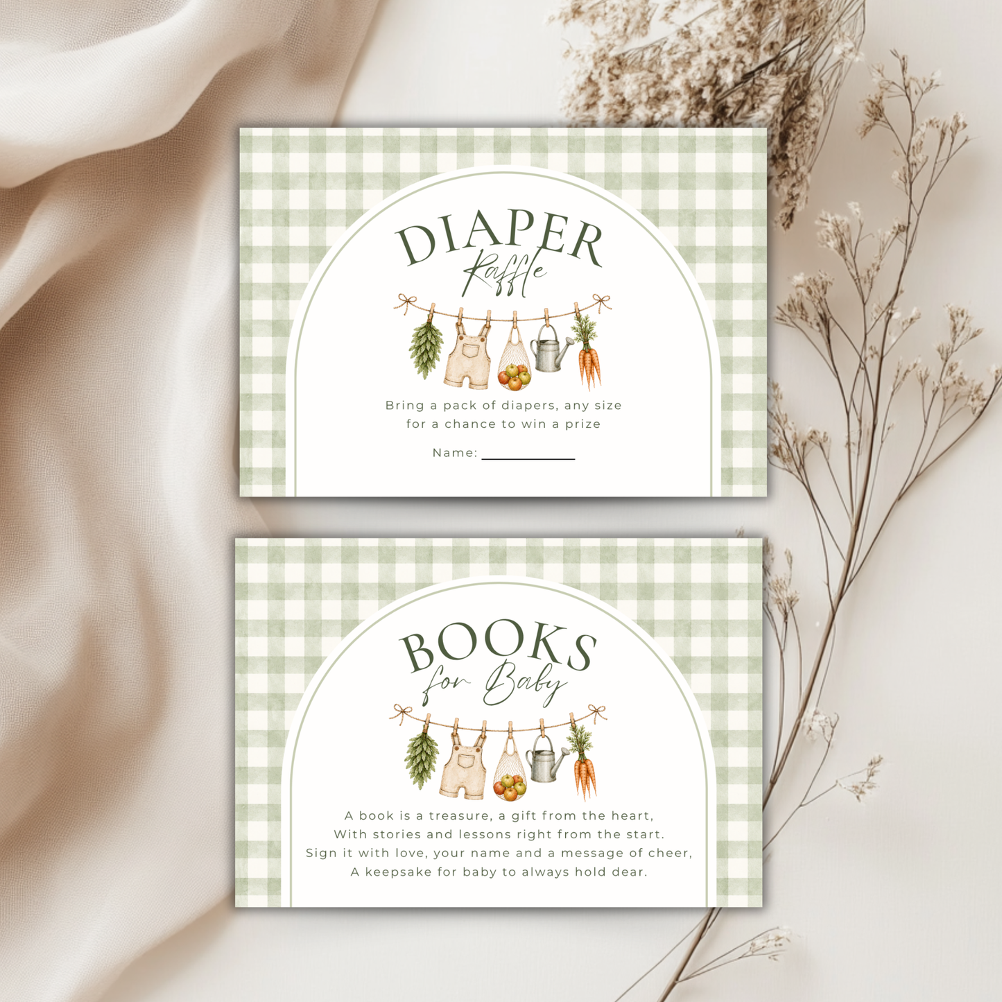 Locally Grown Baby Shower Invitation Bundle BS313