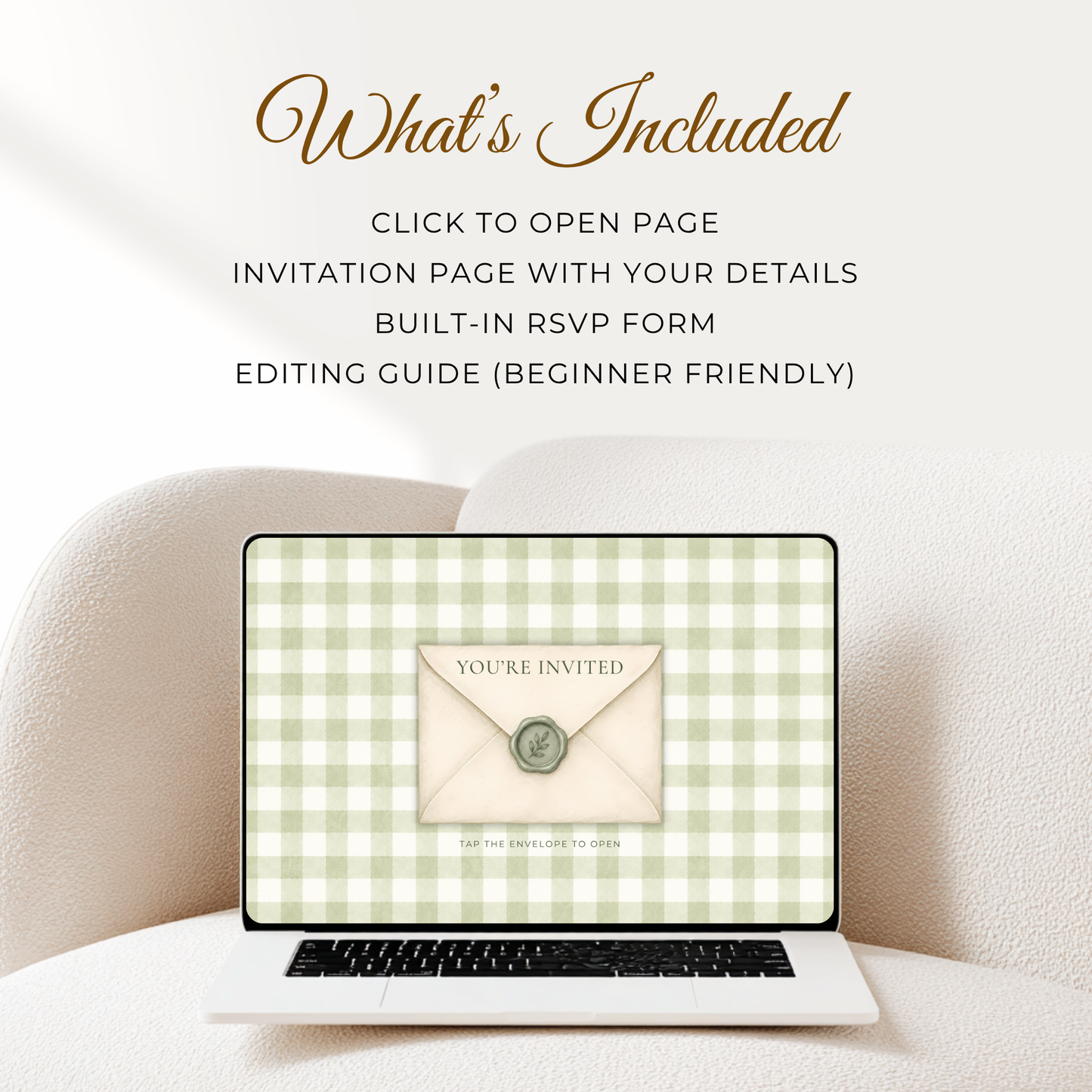 Locally Grown Baby Shower Website Invitation with RSVP BS313