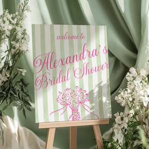 Love In Bloom Bridal Shower Welcome Sign L128