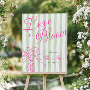 Love In Bloom Bridal Shower Welcome Sign L128