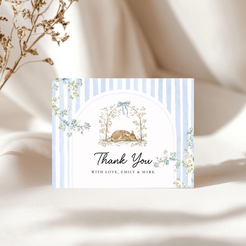 Oh Deer Boy Baby Shower Invitation Bundle BS252