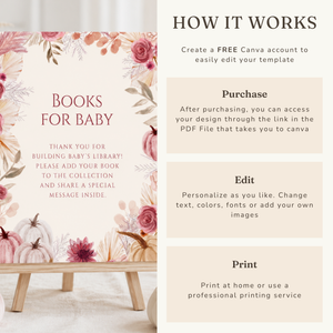 Fall Baby Shower Table Signs Bundle BS231