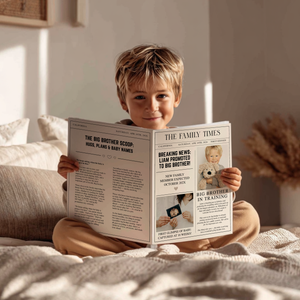 Editable Big Brother Pregnancy Announcement Newspaper Template NP3