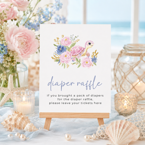 Sea You Soon Baby Shower Table Decor Sign Set BS283