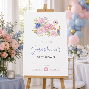 Sea Turtle Baby Shower Welcome Sign BS283