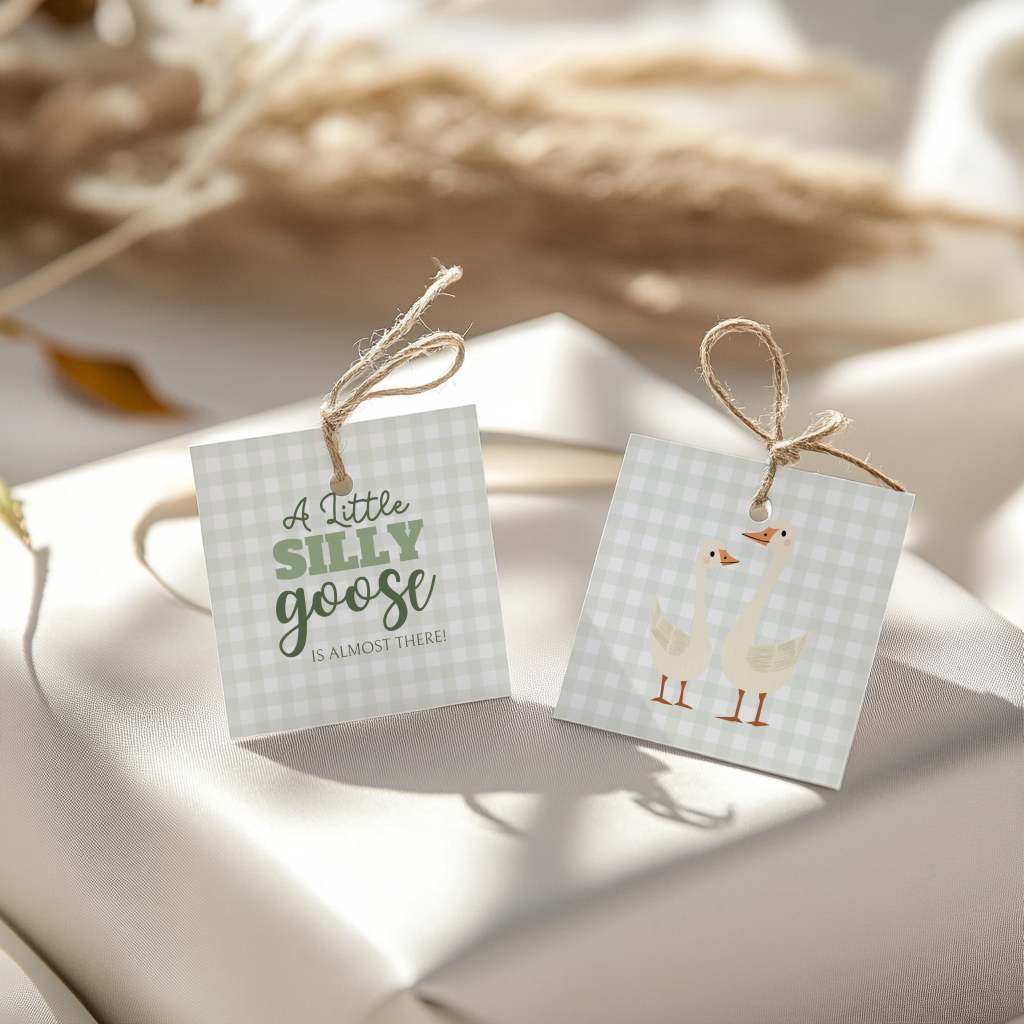 Baby Shower Mega Bundle - Green Silly Goose Gingham BS24